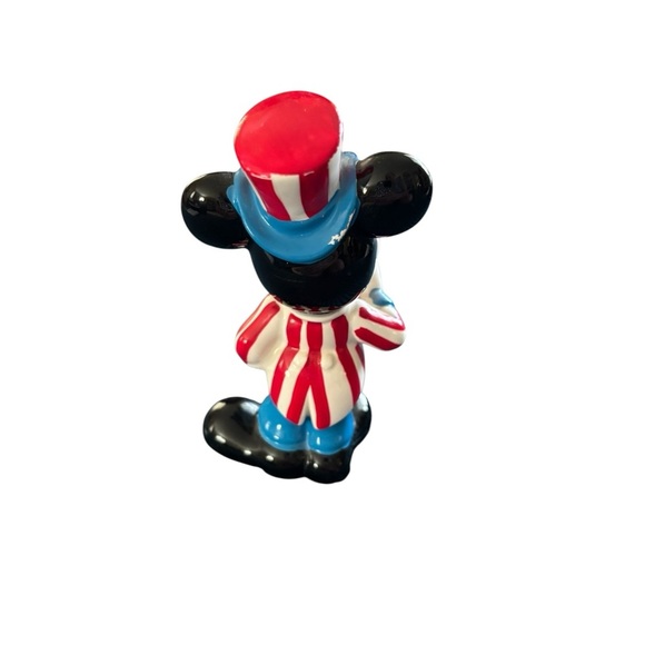 Vintage Disney Japan Mickey Mouse Carnival Ringleader Figurine Uncle Sam 4 inch - Picture 4 of 6